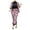 Pink, variant on Women Fashion Plaid Print 2 Piece Outfit Zip Up Long Sleeve Jacket Long Pants Set Work Suits Tracksuit