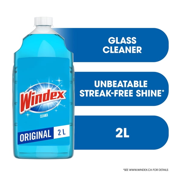 Windex® Glass Cleaner Refill, Original, 2L