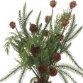 thumbnail image 2 of Holiday Time PL Warm Wishes 14in Greenery Vase Home Decoer, 2 of 5