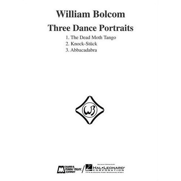 Three Dance Portraits: Piano Solo