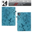 thumbnail image 2 of GSFY Case Compatible with iPad Air 11 inch M3 (2025) / M2 (2024), iPad Air 10.9 inch 5th/4th Gen 2022/2020, PU Leather Folio Stand Magnetic Closure Wallet Case with Auto Sleep/Wake, Light Blue, 2 of 7