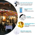 thumbnail image 2 of Lumières Solaires pour Parasol de Patio avec Télécommande, 104 LED Étanches, 8 Modes Réglables pour Jardin, Terrasse, Cour, Piscine, 2 of 7