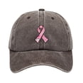thumbnail image 2 of Washed Cotton Printed Hat To Make Old Retro Baseball Cap Soft Top Love Hat Baseball Caps hats for men Brown, 2 of 4