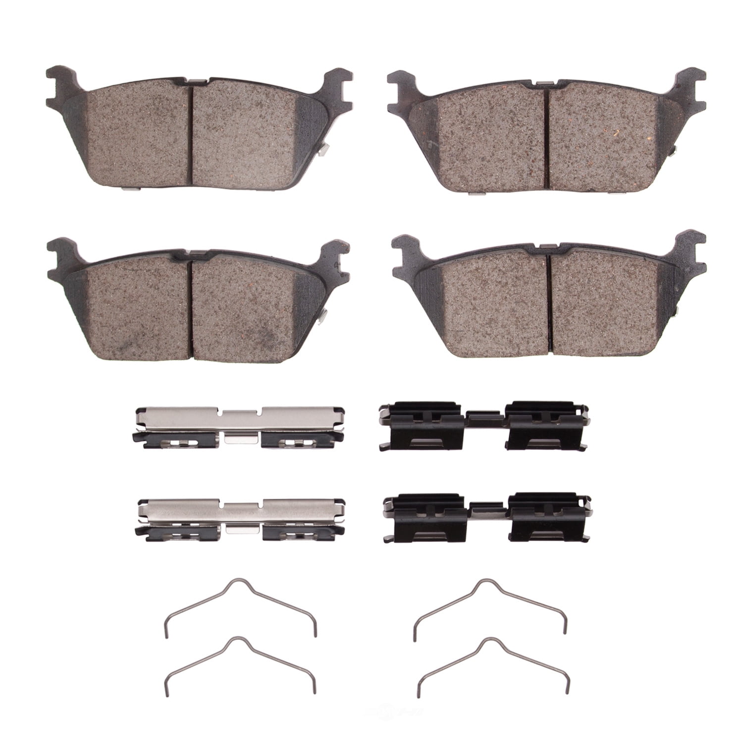 Dynamic Friction Company 1551-2169-01 DFC 5000 Advanced Brake Pads - Ceramic and Hardware Kit - OE
