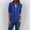 Blue, variant on BLOCLOALO Women Blouses Tunic Tops Women Ladies Clothing Loose Shirt Chiffon Zipper Long Sleeves Plus Size Tops V Neck Blouses for Women Basic Tops for Woman T Shirts for Women Loose Fit Sky Blue M