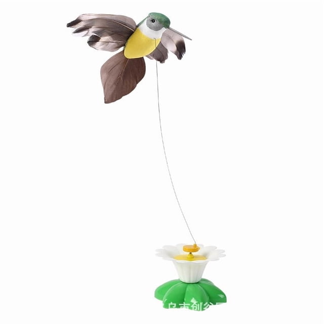 Interactive Cat For Indoor Cats Automatic Flying Wand With Suction Cup Base USB Rechargeable To Keep Them Busy