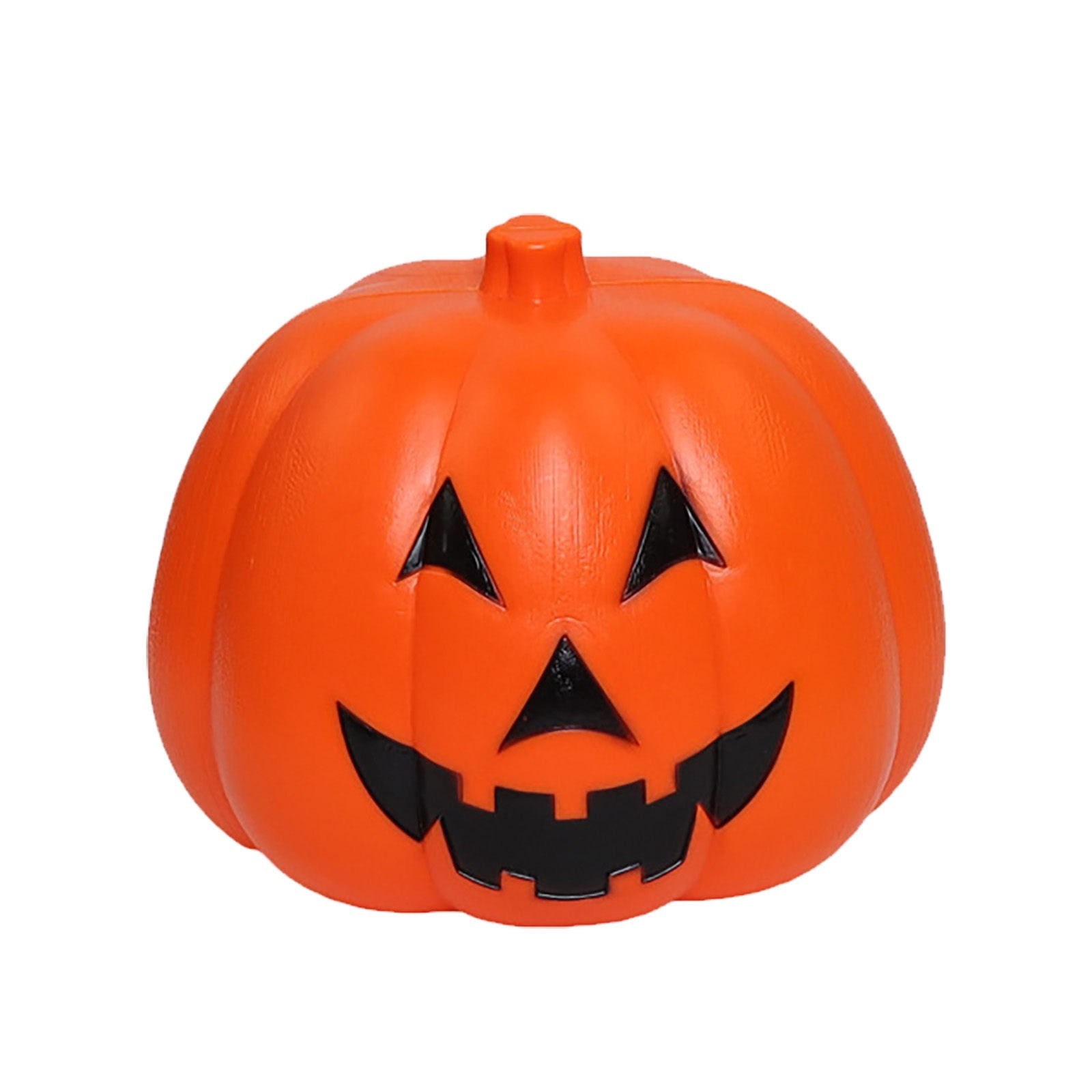 Halloween Plastic Pumpkin Outdoor Pumpkin Bucket Display Large Luminous Pumpkin Bucket With Light