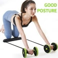 thumbnail image 4 of Equipo de fitness Rueda de rodillo Ab multifuncional para ejercicio abdominal Entrena Músculos de todo el cuerpo Equipo de rueda Ab para entrenamientos en el hogar Máquina BANYUO Hogar, 4 of 4