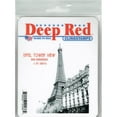 thumbnail image 1 of Deep Red Stamps Eiffel Tower View Rubber Stamp 2.6 x 3.5inches, 1 of 4