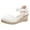 a_White Espadrille Wedge Sandals, variant on Women's Espadrille Wedge Sandals Summer Ankle Strap Buckle Buckle Wedge Shoes Comfortable Breathable Open Toe Wedge Heels Shoes White 35
