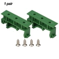 thumbnail image 2 of RANMEI 5 Sets Pcb Din Rail Mount Adapter Pcb Mount Bracket Clips Mount Holder 35Mm Plastic Tool Accessories Electrical Equipment, 2 of 9