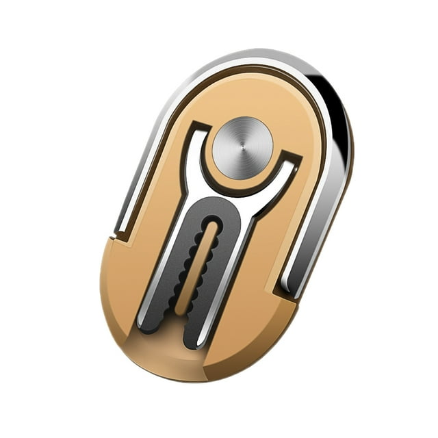 Seitruly Soporte Universal 2 en 1 para teléfono móvil multiusos, soporte para anillo de dedo de 360 grados, soporte para teléfono de coche, Teléfono y Comunicación oro norte