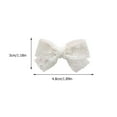 thumbnail image 2 of Shisuyan 2 Pcs Épingle à Cheveux Bébé Délicate Coiffe Décorative Accessoire pour Enfant (Blanc), 2 of 9