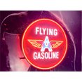 thumbnail image 3 of Queen Sense 24"x24" Flying A Gasoline Gas Oil LED Sign Light Neon Signs With Dimmer Party Home Wall Decor Lights W124FAGSVVD-XLED, 3 of 4
