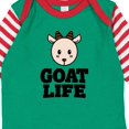 thumbnail image 4 of Inktastic Goat Life Boys or Girls Long Sleeve Baby Bodysuit, 4 of 5