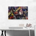 thumbnail image 2 of ARTCANVAS The Unfortunate Land of Tyrol 1913 Canvas Art Print by Franz Marc - Size: 26" x 18" (1.50" Deep), 2 of 9