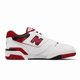 thumbnail image 5 of New Balance 550 White Team Red Casual Lifestyle Shoes BB550SE1 Men's Size, 5 of 6