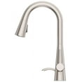 thumbnail image 4 of Pfister F-529-7Bar Barullii 1.8 GPM Single Hole Pull Down Kitchen Faucet - Black, 4 of 7