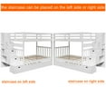 thumbnail image 6 of Stairway Bunk Beds Twin Over Twin/Full with 4 Drawers in The Steps and Twin Size Trundle, 6 of 7