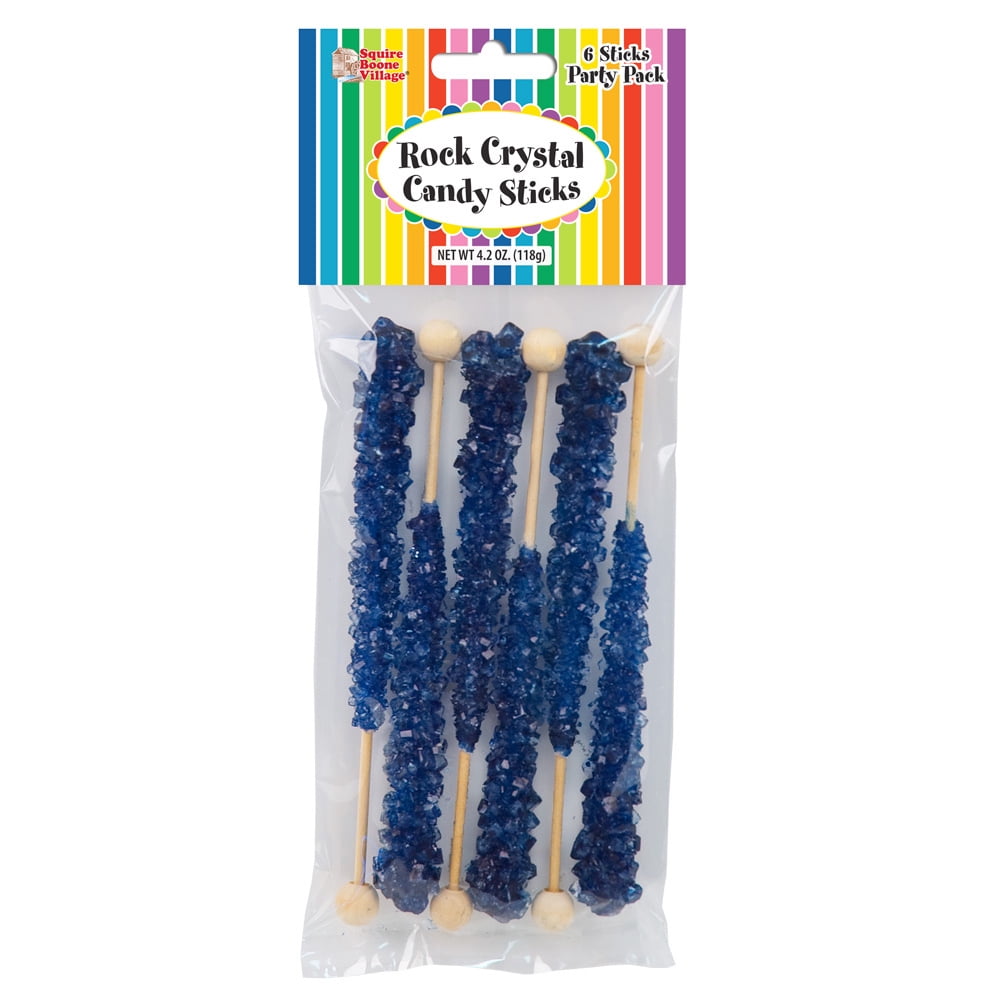 Dark Blue Raspberry Rock Candy (6) - Walmart.com - Walmart.com