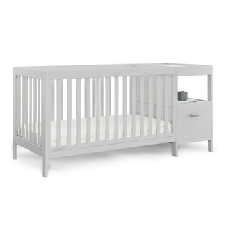 Dream On Me Jayden 4-in-1 Convertible Crib with Changer Espresso