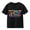 Black, variant on Girls Back to School T Shirt Crewneck Short Sleeve Cotton T Shirt Kids Summer Tee Tops with Pencil and Apple Print
