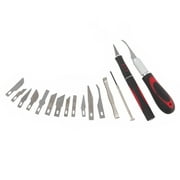 Hyper Tough TU42603A 16-Piece Precision Knife Set With Storage Case