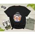 thumbnail image 2 of Funny Cute Pet Dog Doggie Puppy Animal Wearing Black Hat T-Shirt Dog Puppy Lover Gift T Shirt for Men Women Kids Boys Girls Graphic Tshirt, 2 of 8