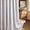 Cream-blue Stripe, variant on Farmhouse Shower Curtain with Ruffle Hem Linen Shower Curtains for Bathroom Country Vintage Rustic Natural Fabric, Cream-Green Stripe 72" W x 72" L