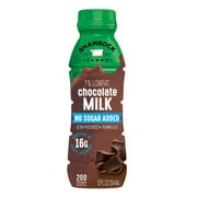 Shamrock Farms No Sugar Added Chocolate Milk, 12 oz