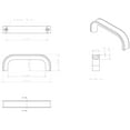 thumbnail image 5 of Jeffrey Alexander 667-3 Rae 3" Center To Center Handle Cabinet Pull - Nickel, 5 of 7