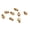 Gold, variant on 8Pcs Mountain Bike Pedal Bolts Titanium Alloy Anti Slip Bicycle Pedal Screws Pins Studs M4x5mm, M4 x 0.19 inches, Multicolor