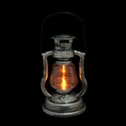 Rechargeable Retro Lantern Home Accents Decor Rustic Abs