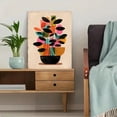 thumbnail image 5 of Abstract Plant Canvas Print，Modern Wall Art for Living Room Bedroom Dining Room Kitchen, 5 of 8
