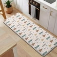 thumbnail image 5 of Beige Christmas Tree Pattern Kitchen Rug Mat,Kitchen Runner Rugs Non Skid Washable,Decorative Kitchen Floor Mats for Kitchen,Sink,Laundry,17"x47.2", 5 of 7