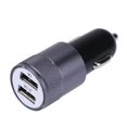 thumbnail image 2 of Adaptador de encendedor de coche, adaptador de encendedor de cigarrillos de Metal portátil, USB Dual, aleación de aluminio 2.1A, enchufes de Cable para coche, accesorios para teléfono móvil, 2 of 6