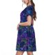 thumbnail image 2 of Disketp Turtles para Vestido de Manga Corta para Mujeres, Vestidos de Verano para Mujeres, Casual y Holgado para la Playa, 2 of 6