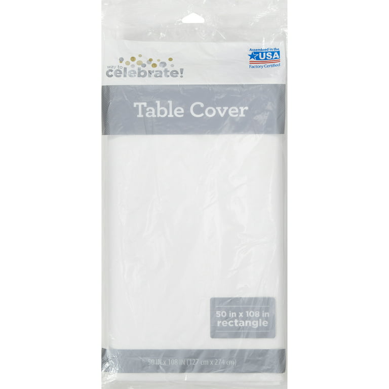 White Airlaid Paper Tablecloth, Soft Linen-Feel Disposable Square