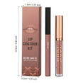 Lipstick And Lip Liner Set For Long Lasting Wear And No Cup Stains