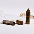 thumbnail image 6 of RSAMD Natural Tiger Eye Crystal Quartz Point Obelisk Wand Rock Stone Hexagonal Tower-9-10cm, 6 of 9