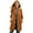 Coffee, variant on KAUOD Girls Long Peacoat Button Open Front Collar Mid Jackets Teen Kids Knee Length Plain Fashion Coats Clothes with Pockets
