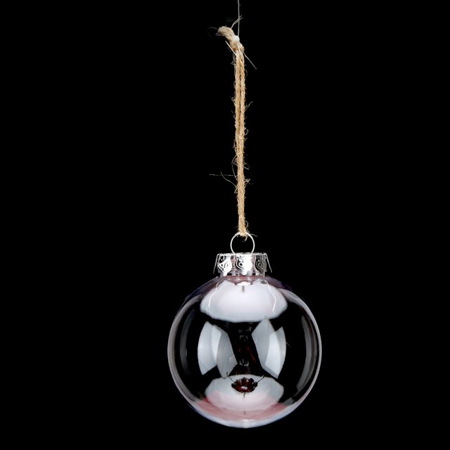 Colgante de árbol de Navidad, colgante de árbol de Navidad de 5 piezas, bola de Navidad DIY, adorno de bola de Navidad fiel a su promesa