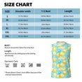 thumbnail image 4 of Disketp Yellow Lemon Sleeveless Tshirts for Men, Muscle Shirts for Men Dry Fit Tank Top-XX-Large, 4 of 5