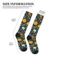 thumbnail image 4 of Sikiie Pumpkin 1 Pairs Compression Socks for Men and Women 15-20 mmHg Running Support Socks, 4 of 7