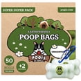 thumbnail image 1 of Bolsas para excrementos de perro Pogi's 750 bolsas y 2 soportes para correas, 1 of 7