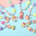 thumbnail image 5 of PinkSheep 12Pcs Kids Jewelry Set, Flower Crown Angel Pendant Necklace Beaded Bracelets Sets Play Jewelries for Toddler Little Girls Dress up, 5 of 11