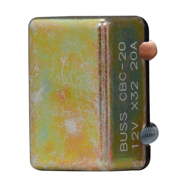 Bussman Disjoncteur CBC-30 TYPE I; 30 Amp/14 Volt DC; 10 à 32 Bornes; Réinitialisation Automatique; Simple