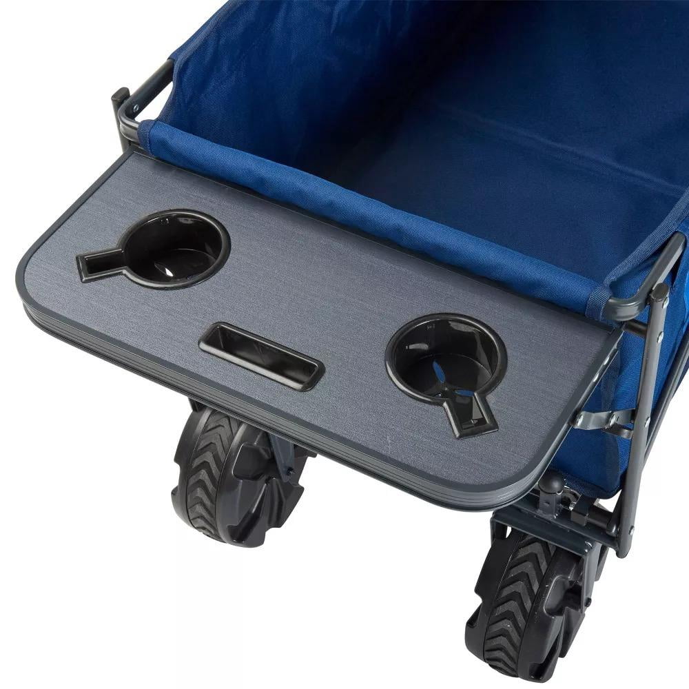 Sierra Designs Deluxe Collapsible Wagon, Durable Steel Frame Can Hold up to 180 Pounds