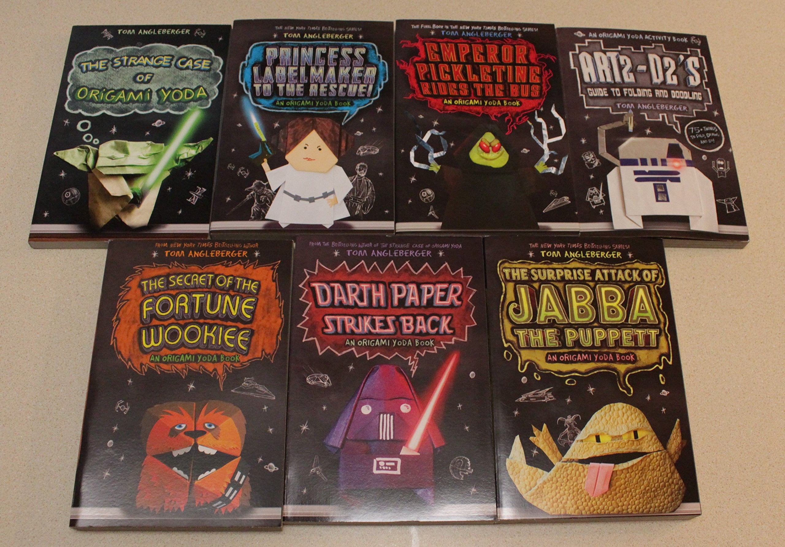 7 Book Collection Origami Yoda Series