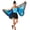 Blue, variant on Seasons Adult Monarch Butterfly Cape Wings, Halloween Cape One Size for Women, Blue